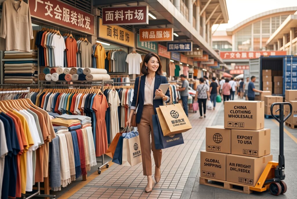 China Clothing Wholesale Suppliers: How to Find & Buy Direct (2026) featured image