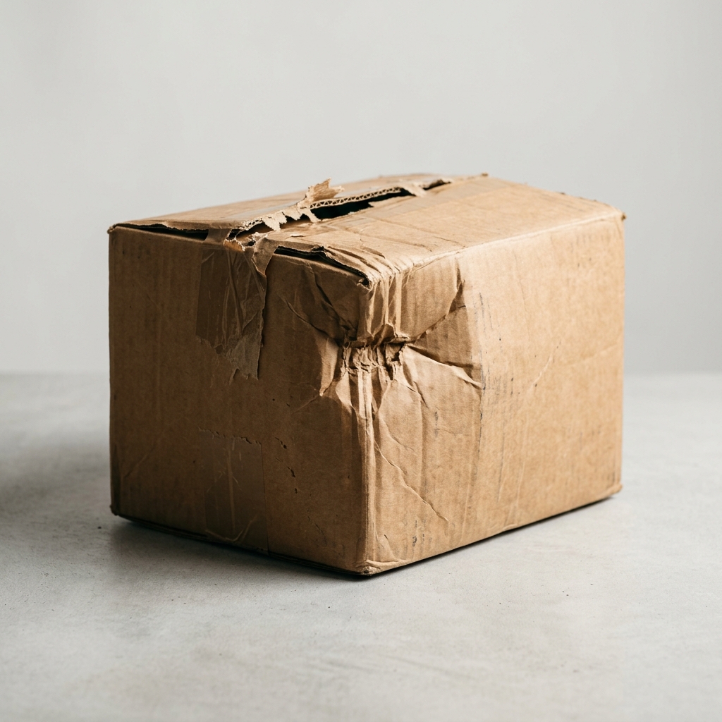 Damaged package during shipping from China
