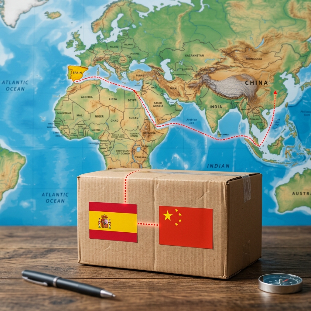 Shipping from China to Spain with CNshopper shopping agent