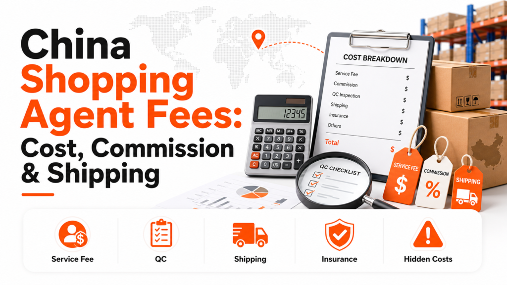 China shopping agent fees cost commission QC shipping insurance and hidden costs