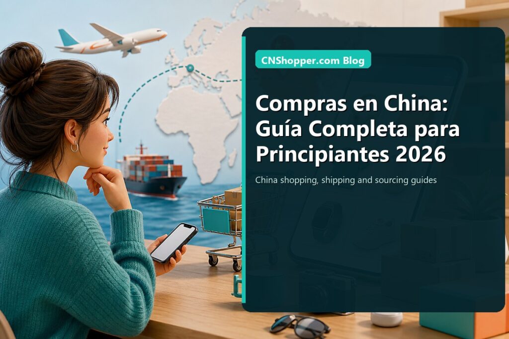 Portada de CNShopper.com para guia completa de compras en China para principiantes
