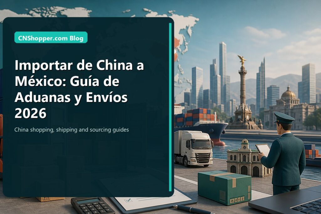 Portada de CNShopper.com sobre importar de China a Mexico con aduanas y envios