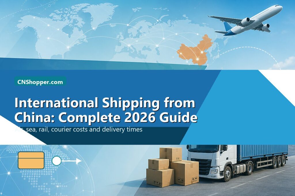 CNShopper.com cover for international shipping from China guide