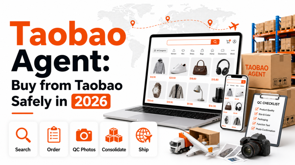 Taobao agent guide for buying from Taobao safely with QC photos consolidation and international shipping