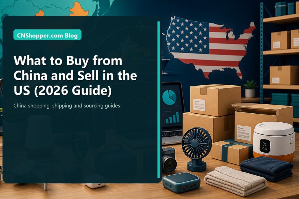 CNShopper.com cover showing product sourcing from China for resale in the US