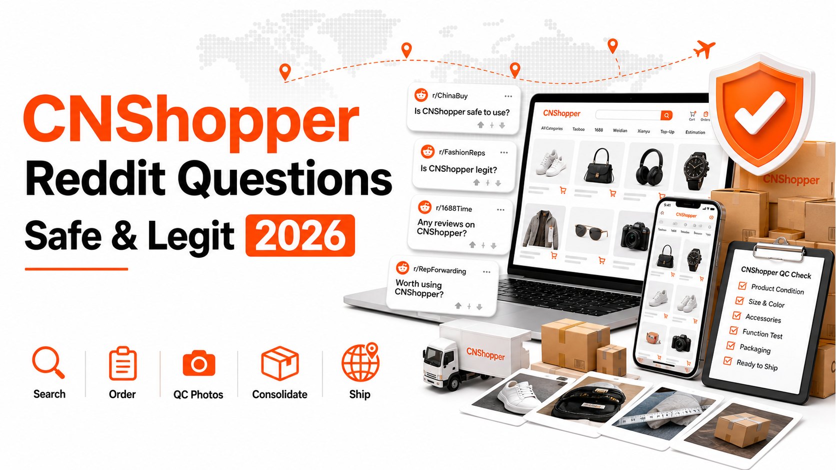 CNShopper Reddit questions about whether CNShopper is safe legit and worth using with QC photos parcels and trust checks